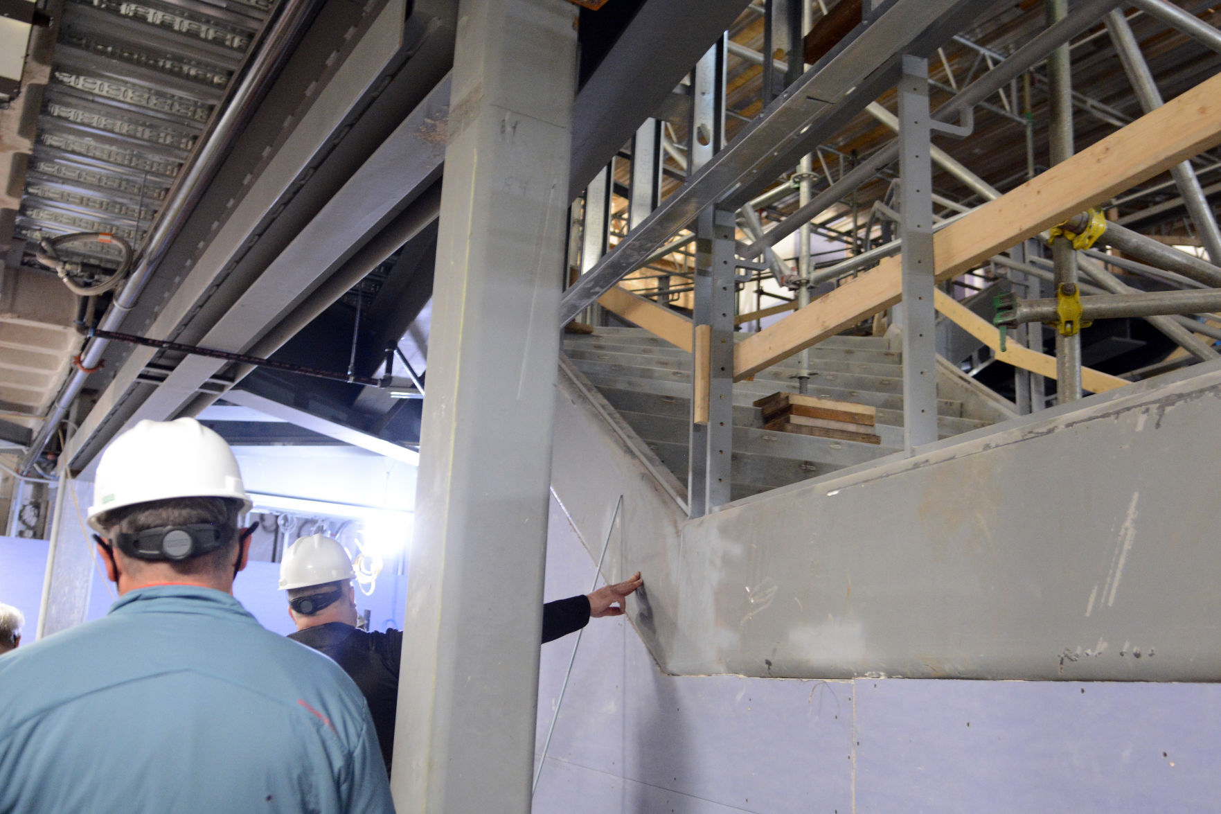 Baraboo school construction tour May 3, 2021